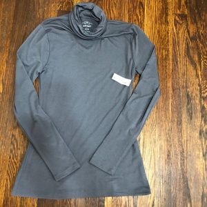 2/$10: Old Navy Grey Cowl Turtleneck Top